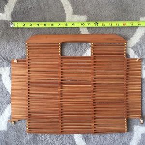 Rare Vintage Wooden Bag ✨